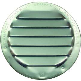 Maurice Franklin RL-100 3 4PK Mini Louver, Round, 2.98 in Rough Opening, Aluminum