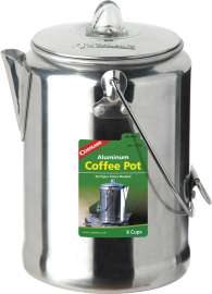 COGHLAN'S 1346 Coffee Pot, 9 Cups Capacity, Aluminum, Silver