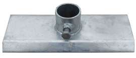 Multinautic 11108 Base Plate, 6 x 12 in, Galvanized Steel