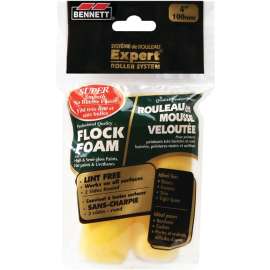 BENNETT 2X4 FLOCK Flocked Roller, 100 mm L