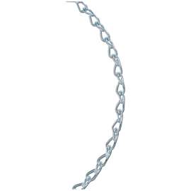 BARON 7227 Single Jack Chain, #16, 250 ft L, Zinc, Galvanized, 10 lb Working Load