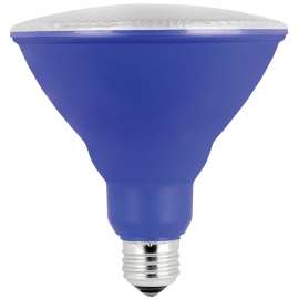 Feit Electric PAR38/B/10KLED/BX LED Bulb, Flood/Spotlight, PAR38 Lamp, E26 Lamp Base, Blue Light