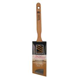NOUR Tradition 1881-50NT Angular Straight Paint Brush, 2 in W, Nylon/Polyester Bristle, Sash Handle