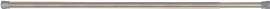 Simple Spaces SD-SR36-BN Shower Curtain Rod, 7-1/2 lb, 36 to 63 in L Adjustable, 1 in Dia Rod, Steel, Brushed Nickel