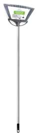 Simple Spaces 2054 Angle Broom, 13 in Sweep Face, 6 in L Trim, Recycle Polypropylene Bristle, Black Bristle