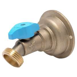 SharkBite 24631LF Hose Bibb, 3/4 x 3/4 in Connection, Hose Bibb x MHT, 200 psi Pressure, Quarter-Turn Actuator