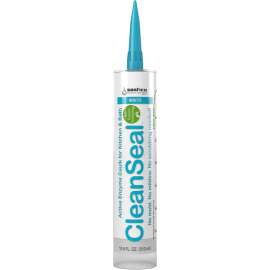 SASHCO CleanSeal 11073 Caulk, White, 4 to 5 days Curing, 40 to 100 deg F, 10.5 oz Tube