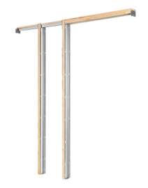 MARWIN KD200BB6/8 Pocket Door Frame, Wood