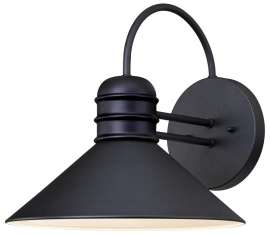 Westinghouse Watts Creek Series 6204400 Outdoor Wall Lantern, Steel Fixture, Textured Black Fixture