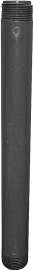 GENOVA 3403180 Pipe Nipple, 1/2 in MIP x MIP, 18 in L, Gray