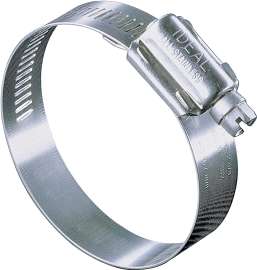 IDEAL-TRIDON Hy-Gear 68-0 Series 6816053 Interlocked Worm Gear Hose Clamp, Stainless Steel