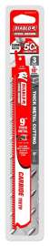 Diablo DS0908CF3C Reciprocating Saw Blade, 1 in W, 9 in L, 8 TPI, Carbide Cutting Edge