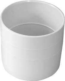 GENOVA 40160 Pipe Coupling, 6 in Hub, White