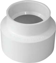 GENOVA 41544 Adapter Coupling, 4 x 4 in (Sewer Hub x PVC-DWV)