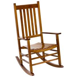 Seasonal Trends KN KN-28N Porch Rocker, 69 in OAW, 86 in OAD, 116 in OAH, Hardwood, Natural
