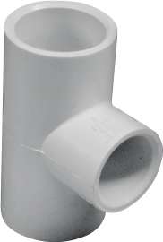 GENOVA 300 Series 31471 Pipe Reducing Tee, 3/4 x 1/2 in Run, Slip Run Connection, Slip Joint Branch Connection