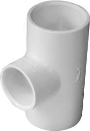 GENOVA 300 Series 31477 Pipe Reducing Tee, 1 x 3/4 in Run, Slip Run Connection, Slip Joint Branch Connection