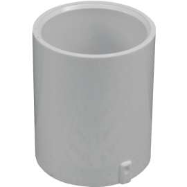 GENOVA 300 Series E30120 Extended Pipe Coupler, 2 in Slip Joint, White