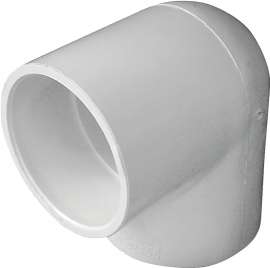 GENOVA 300 Series 30720 Pipe Elbow, 2 in Slip, 90 deg, White