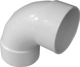 GENOVA 400 Series 42830 Pipe Elbow, 3 in Hub, 90 deg