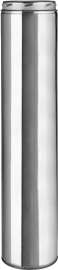 SELKIRK 208036 Chimney Pipe, 10 in OD, 36 in L, 8 in W, Stainless Steel