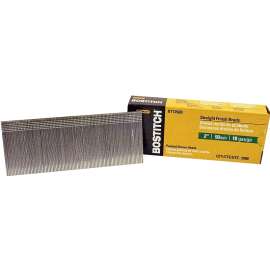 Bostitch BT1350B Nail, 2 in L, 18 Gauge, Steel, Coated, Brad Head, Smooth Shank