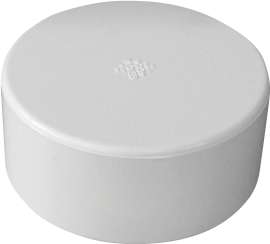 GENOVA 40154 Pipe Cap, 4 in Hub, White
