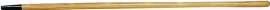 LINK HANDLES 66631 Hoe and Scraper Handle with Ferrules, 1-3/8 in Dia, 54 in L, Ash Wood, Clear