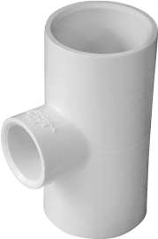 GENOVA 300 Series 31475 Pipe Reducing Tee, 1 x 1/2 in Run, Slip Run Connection, Slip Joint Branch Connection