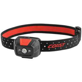 Coast FL19 Head Lamp, AAA Battery, Alkaline Battery, LED Lamp, 330 High, 45 Low Lumens