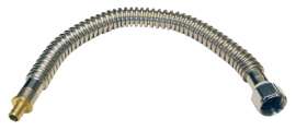 Apollo Valves APXCSST18 Corrugated Connector, 1/2 x 3/4 in, PEX Barb x FHT, Stainless Steel, Metallic, 18 in L