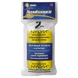 Renaissance A-192 Mini Roller Refill, 13 mm Thick Nap, 4 in L, Synthetic Hybrid Blend Cover
