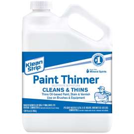 Klean Strip GKPT94400 Paint Thinner, Liquid, Free, Clear, Water White, 1 gal, Can