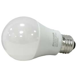 Sylvania 73888 LED Bulb, General Purpose, A19 Lamp, 60 W Equivalent, E26 Lamp Base, Frosted, Warm White Light