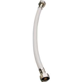Plumb Pak EZ Series PP23883LF Sink Supply Tube, 1/2 in Inlet, FIP Inlet, 1/2 in Outlet, FIP Outlet, Vinyl Tubing