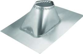 SELKIRK SURE-TEMP Premium Series 206830 Roof Flashing, 31-7/8 in OAL, 27 in OAW, Aluminum