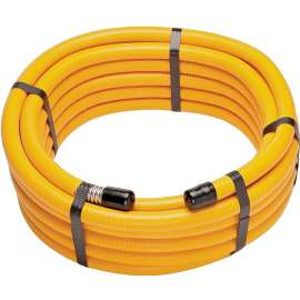 Pro-Flex PFCT-12225 Corrugated Flexible Hose, 1/2 in, 225 ft L, Yellow