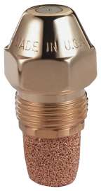 DELAVAN NOZ110-60A Oil Burner Nozzle, 60 deg Spray, Hollow-Air, 1.1 gph, Brass