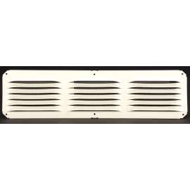 LOMANCO LomanCool C416W Cornice Vent, Aluminum, White