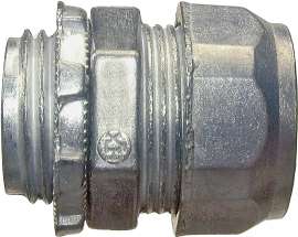 Halex 20212 Concretetight Compression Connector, Zinc