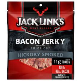Jack Link's 10000017288 Bacon Jerky, Hickory Smoked Flavor, 2.5 oz Bag