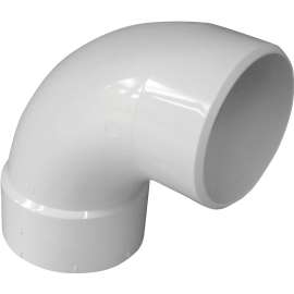 GENOVA 400 Series 42936 Street Pipe Elbow, 3 in Hub Spigot, 90 deg