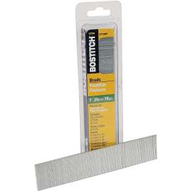 Bostitch BT1309B Nail, 1 in L, 18 Gauge, Steel, Coated, Brad Head, Smooth Shank