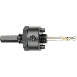 Milwaukee 49-56-7055 Hole Saw Arbor, 5/8-18 Thread, 7/16 in Shank, Hex Shank