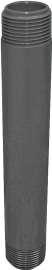 GENOVA 3404080 Pipe Nipple, 3/4 in MIP x MIP, 8 in L, Gray