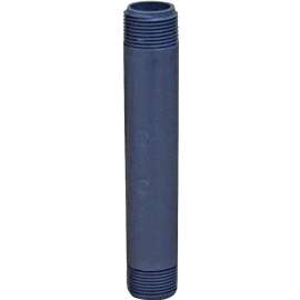 GENOVA 300 Series 383120D Pipe Nipple, 1/2 in MIP, 12 in L, Gray
