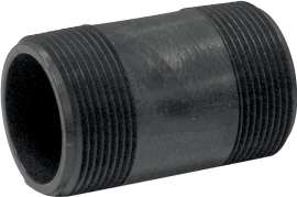 GENOVA 387030D Pipe Nipple, 1-1/2 in MIP x MIP, 3 in L, Gray