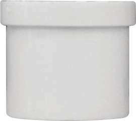 GENOVA 31830 Pipe Plug, 1 in Spigot, White