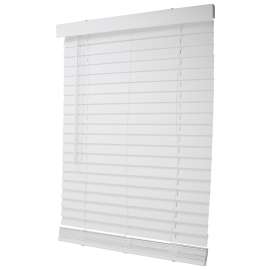 Simple Spaces FWMB-28 Blind, 72 in L, 31 in W, Faux Wood, White
