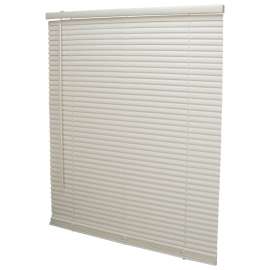 Simple Spaces PVCMB-6AA Blind, 64 in L, 31 in W, Vinyl, Alabaster